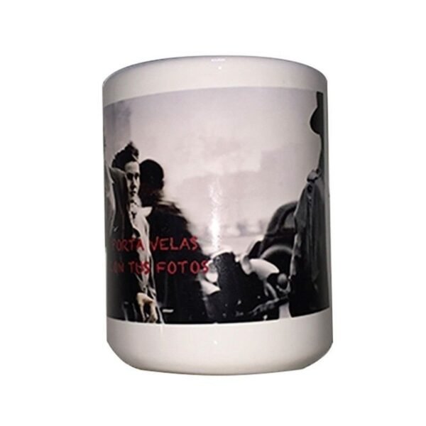 Porta velas personalizado con fotos grande - Imagen 3